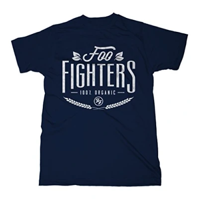 Imagen de Foo Fighters 100% Organic Dave Grohl Rock Oficial Camiseta para Hombre (X Large)