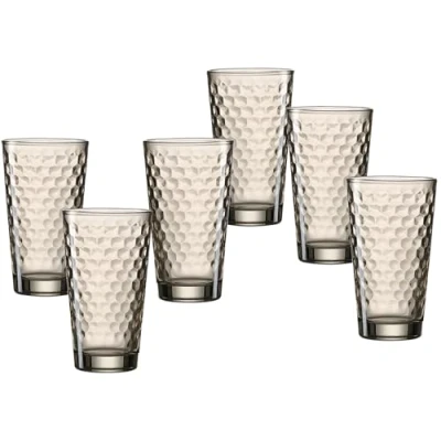 Imagen de Ritzenhoff &amp; Breker Juego de 6 vasos largos Favo, color verde y cristal