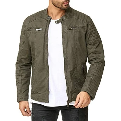 Imagen de Redbridge Chaqueta para Hombre Acanalada Algodón de Transición Cazadora Negro XL
