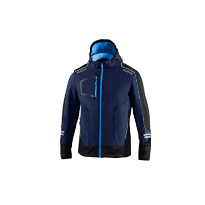 Imagen de sparco Soft Shell Tech, Azure, M Unisex Adulto