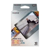 Imagen de Pack De 10 Películas Fujifilm Para Cámara Instax Wide Brushed Metallics