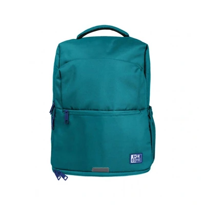 Imagen de Oxford B Out, Mochila Escolar Unisex, 30L, 42cm, Bolsillo Acolchado para Portátil, Compartimento Isotérmico, Poliéster Reciclado RPET, Color Aqua