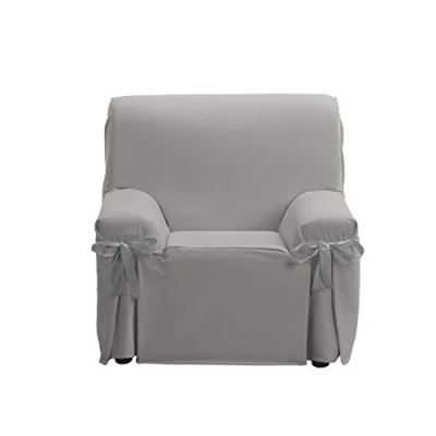 Imagen de Martina Home Riga Funda Sofá Lazos, Gris, 1 Plaza