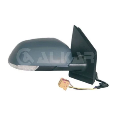 Imagen de Espejo retrovisor Alkar 6114111 derecha imprimado eléctrico calefactable, convexo para vehíc. con volante a la izquierda VOLKSWAGEN: Polo IV Hatchback