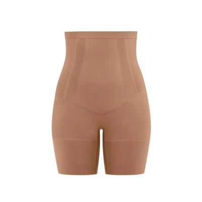 Imagen de Spanx Oncore Highwaisted Midthigh Short Shapewear, Mujer, Talla: 36 38, Café au lait