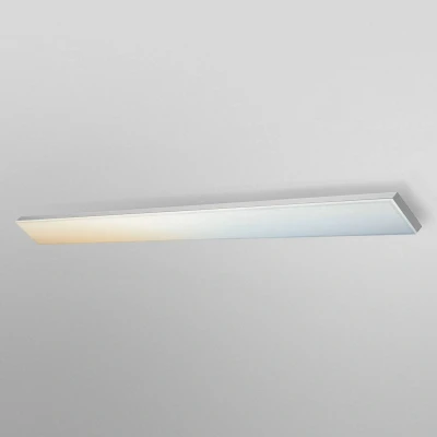 Imagen de LEDVANCE Plafón LED inteligente, panel interior con tecnología WiFi, color de luz cambiante (3000K 6500K), 1200mm x 100mm, compatible Google y Alexa Voice Control, SMART+ WIFI PLANON FRAMELESS