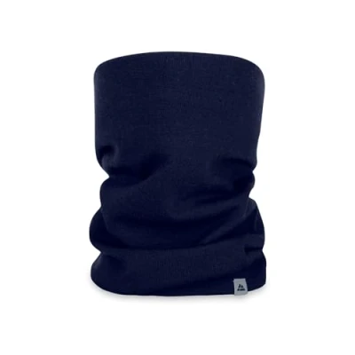 Imagen de DANISH ENDURANCE Braga de Cuello Lana Merino, Deportes Todo el Año, Cubrecuello, Cubrecara, para Hombres y Mujeres, Azul Marino Oscuro, One size