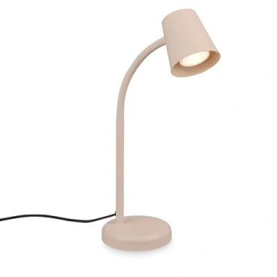 Imagen de Briloner Lámpara Escritorio Orientable, Lamparas de Mesita Noche, Mesa GU10 para Oficina, con Interruptor Cable, Lampara Lectura, Escritorio, Luz Beige