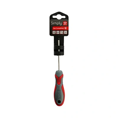 Imagen de Destornillador con punta Torx Simply Tools TORX06 T6 mayor resistencia y robustez, agarre extra sobre las cabezas de los tornillos