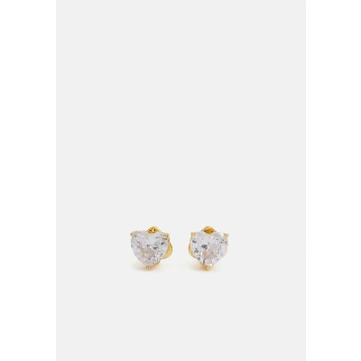 Imagen de kate spade new york Heart Studs Pendientes, Mujer, Talla: One Size, Transparent