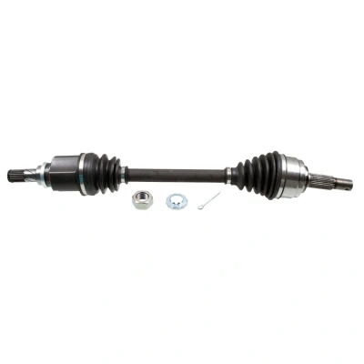 Imagen de FEBI BILSTEIN 183884 Árbol de transmisión Eje delantero, izquierda con pasador aletas tuerca NISSAN: Juke