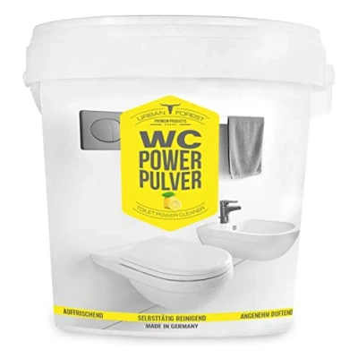 Imagen de Limpiador de inodoro para la Limpieza inodoros y bidé higiene frescura del con WC Power Polver Urban Forest (1 kg)