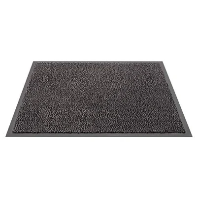 Imagen de HT Felpudo de Entrada, Resistente y Lavable, para Uso Interior Exterior, 80 x 120 cm, Color Antracita, Fabricado en Europa