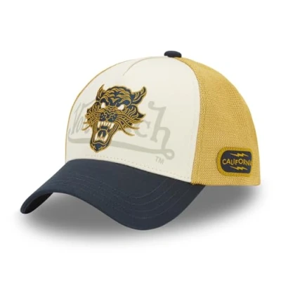 Imagen de Von Dutch Baseball AVEC Badge Animaux Gorra, Talla: One Size, Blanc