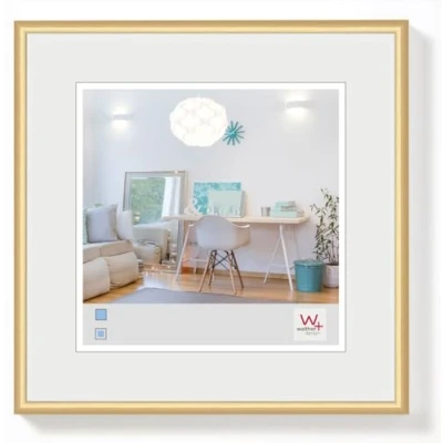 Imagen de walther design KV010G New Lifestyle marco de fotos plástico, 10x10 cm, dorado