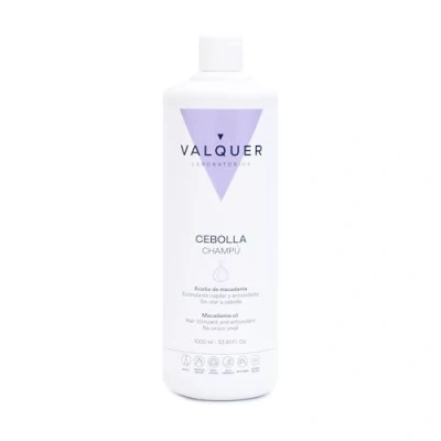 Imagen de Valquer Champú de cebolla. Reduce la grasa. Estimulante capilar. Antioxidante cabello. Purificante. Todo tipo cabello 1000 ml