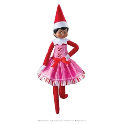 Imagen de The Elf on Shelf Claus Couture Ropa, Color Rosa (HCM Kinzel CCPINKPEPDR)