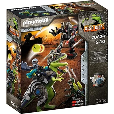 Imagen de PLAYMOBIL 70624 Dino Rise Rex, Batalla de Gigantes, A Partir 5 años, Multicolor