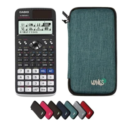 Imagen de CALCUSO Paquete Básico Turquesa con Calculadora Casio FX 991DE X ClassWiz (Alemán)