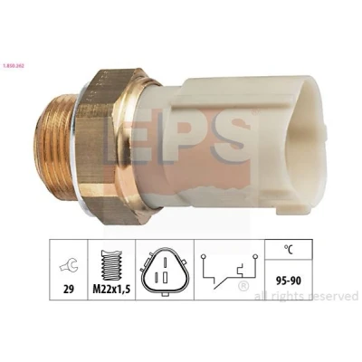 Imagen de Interruptor de temperatura, ventilador del radiador EPS 1.850.262