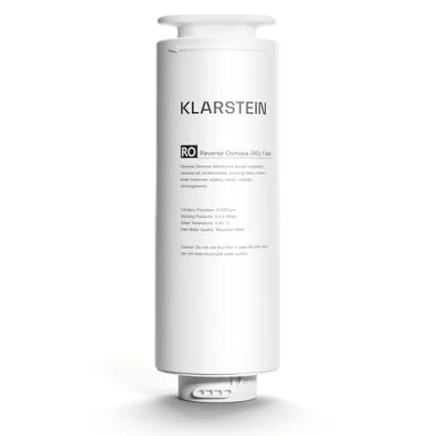 Imagen de Klarstein Recambio Filtro Agua Grifo PCT de Repuesto Sistema Filtros Osmosis Inversa, Compatible con PureLine 600 GPD, Cartucho Fregadero, 2 Años