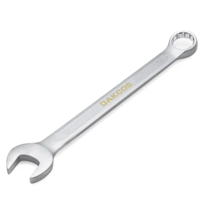 Imagen de DAKCOS Llave combinada métrica de 19mm superficie cromada mate CR V
