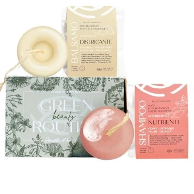 Imagen de Senso Naturale Kit Champu y Acondicionador Sólido Cabello Sublime, Reparador para Cabellos Secos Tratados, Nutritivo, Desenredante, Reestructurante, 100% Natural, Ecológico Vegano