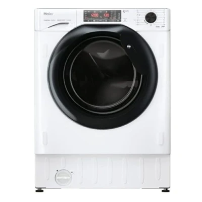 Imagen de Lavadora secadora integrable Haier Series 4 HWDQ90B416FWB S, 9 5kg, 1600rpm, Inverter, Antibacterias, Blanco