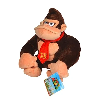 Imagen de Simba Peluche Donkey Kong 30cm, Super Mario, Material Suave y Agradable, 100% Original, Apto para Todas las Edades (109231531)