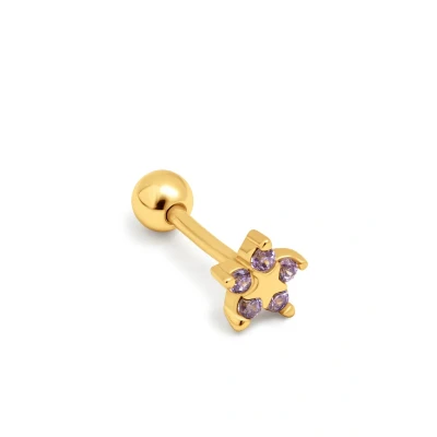 Imagen de Singularu STAR Shape Loose Pendientes Lavanda Oro, Mujer, Talla: One Size, oro