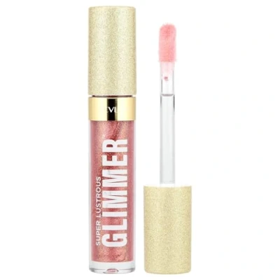 Imagen de REVLON Super Lustrous Glimmer Gloss, brillo de labios, No pegajoso, Efecto multidimensional, Gloss con eco vegetal, 005 Glazed Almond