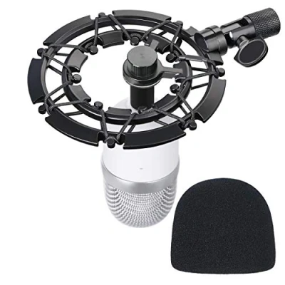 Imagen de YOUSHARES Razer Seiren Mini Montaje de Choque Profesional con Parabrisas Espuma Que Reduce el Ruido Vibratorio para micrófono by