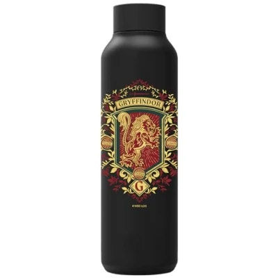 Imagen de Quokka Botella Termo Acero Inoxidable Solid Jet Black 630 ML HP Gryffindor