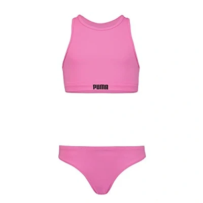Imagen de PUMA Swim Racerback Bikini Set Conjunto de para Niñas, Talla 128