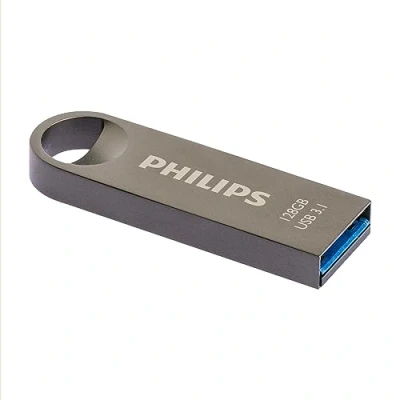 Imagen de Philips USB 3.1 128 GB Moon Space Gris