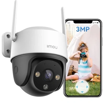 Imagen de Imou Cruiser SE+ Cámara de Seguridad 2K Exterior para el Hogar CCTV WiFi Vigilancia Cobertura 360, Detección Movimiento Humano/Inteligente