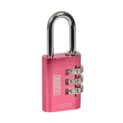 Imagen de Kasp K10530PIND Candado de combinación, aluminio, 30 mm, rosa
