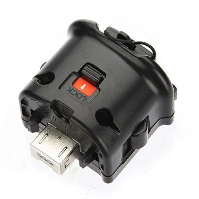 Imagen de BSTCAR adaptador Motion Plus compatible con Wii, de inducción externo, Wii Plus, acelerador sensor mando a distancia