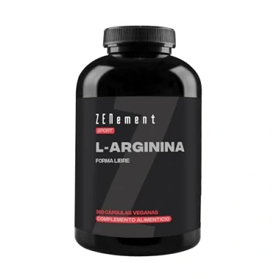 Imagen de L Arginina, 360 cápsulas veganas Altamente Concentrada, Probado en Laboratorio Favorece el Rendimiento Atlético y Desarrollo Muscular Zenement