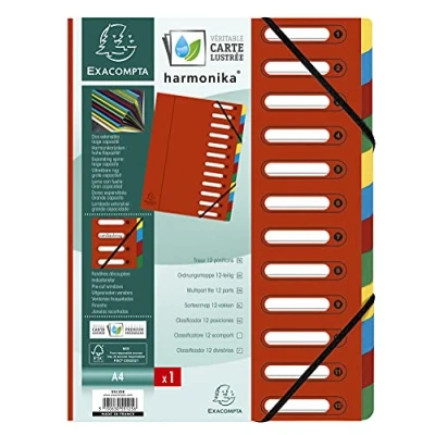 Imagen de Exacompta 55125E Carpeta (24 cm, 32 Rojo)
