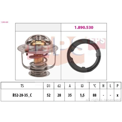 Imagen de FACET 7.8489 Termostato, refrigerante 88 52 Made in Italy OE Equivalent HONDA: CIVIC 8 Hatchback, Jazz 3, 2