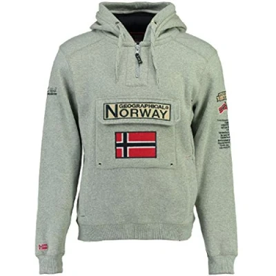 Imagen de Geographical Norway Sudadera DE NIÑOS GYMCLASS Gris Claro 16