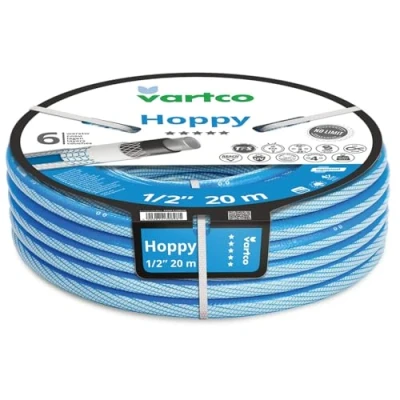 Imagen de Manguera de agua 6 capas potable comida jardín antitorsión flexible resistente a los rayos UV 36 Bar 1/2&quot; 20m