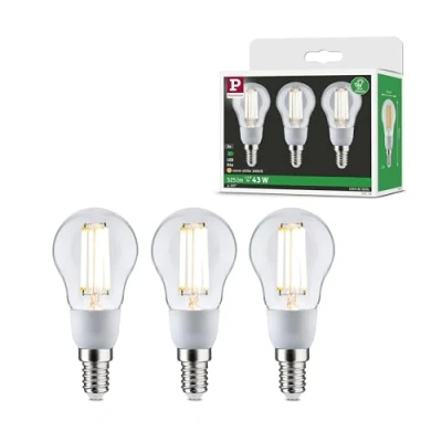 Imagen de Paulmann Eco Line gota E14 2,5W 525lm 830 3 ud