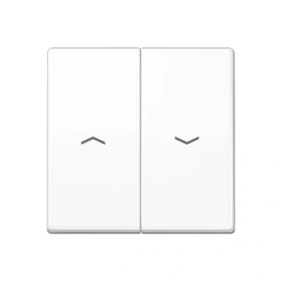 Imagen de Jung as500 Tecla para interruptor pulsador persiana placa central blanco