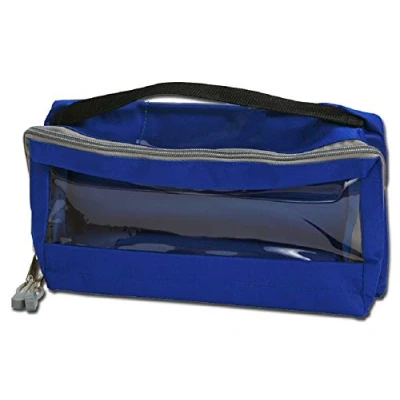 Imagen de GIMA 1482 E3 Bolsa rectangular acolchada con ventana y asa, color azul