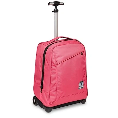Imagen de Invicta Mochila con Ruedas Trolley Benin Solid GRS, Raspberry Sorbet 2 en 1, Escolar Carro, Crossover System Bolso Niñas, Niños y Adolescentes Maxi Capacidad