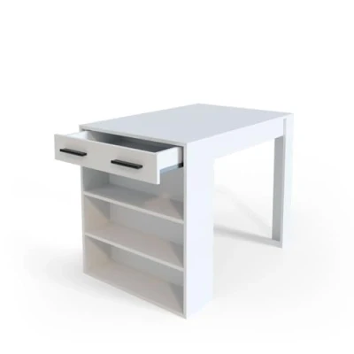 Imagen de Vicco Mesa de Bar Repose, Blanco, 67 x 100 cm