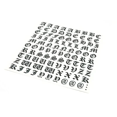 Imagen de quattroerre 1209 Kit letras adhesivas Gothic
