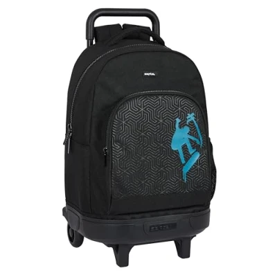 Imagen de Safta SPRAY Mochila Grande con Ruedas, Compacta, Extraíble, Ideal para Niños de Diferentes Edades, Cómoda y Versátil, Calidad Resistencia, 33x22x45 cm, Color